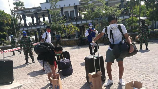 Pekerja migran tiba di Bali