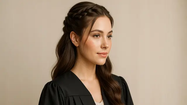 Model Rambut Panjang Wisuda Modern dan Elegan