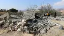 Kementerian Kesehatan Lebanon pada Minggu (10/11/2024) menyebut serangan Israel yang menargetkan wilayah Baalbek-Hermel telah menewaskan 20 orang. (Nidal SOLH/AFP)