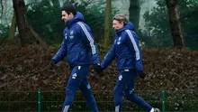Mikel Arteta (kiri) dan Gabriel Heinze (kanan) bahu membahu bersama di Arsenal. (Ben STANSALL / AFP)