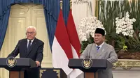Momen Prabowo Sapa Presiden Steinmeier dengan Bahasa Jerman