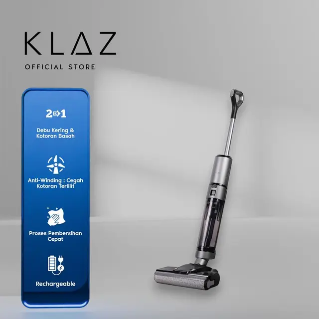 KLAZ Vacuum Cleaner Wet & Dry Cordless. (Foto:Dok.AZKO)