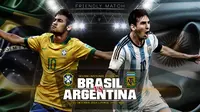 Prediksi Brasil vs Argentina (Liputan6.com/Yoshiro)