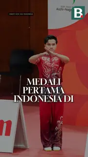 Medali pertama Indonesia di Asian Games 2026 akhirnya datang, dipersembahkan Seraf Naro Siregar dari cabang wushu