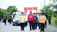Presiden Joko Widodo (Jokowi) melakukan sejumlah rangkaian kunjungan kerja ke Jambi pada Kamis (7/4/2022) (dok: PUPR)