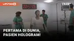 Teknologi hasilkan terobosan luar biasa di dunia kedokteran. Universitas Rumah Sakit Cambridge di Inggris hadirkan pasien berbentuk hologram yang tampak nyata seperti manusia.