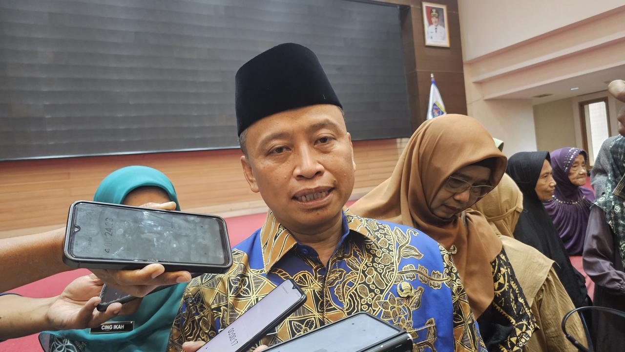 Wali Kota Depok, Supian Suri usai mengikuti kegiatan beberapa waktu lalu.