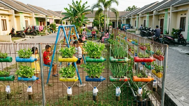 Ide Kebun Sayur Bersama di Komplek Perumahan Subsidi