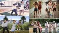 6 Potret Reka Ulang Foto Masa Kecil Saudara Kandung Ini Perubahannya Makin Lucu