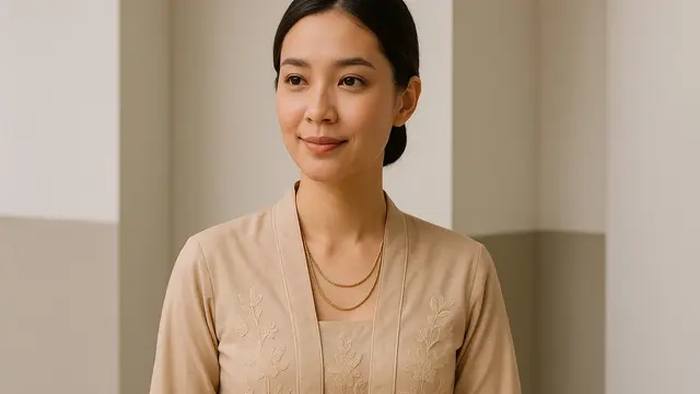 Rekomendasi Kalung Emas untuk Kebaya