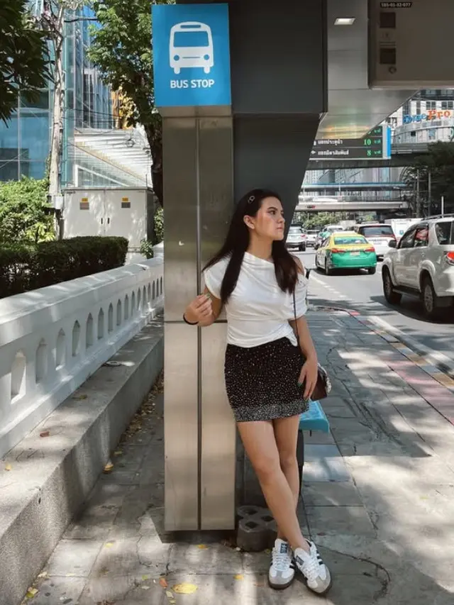 Gaya Marsha Aruan Liburan di Thailand. [@aruanmarsha]