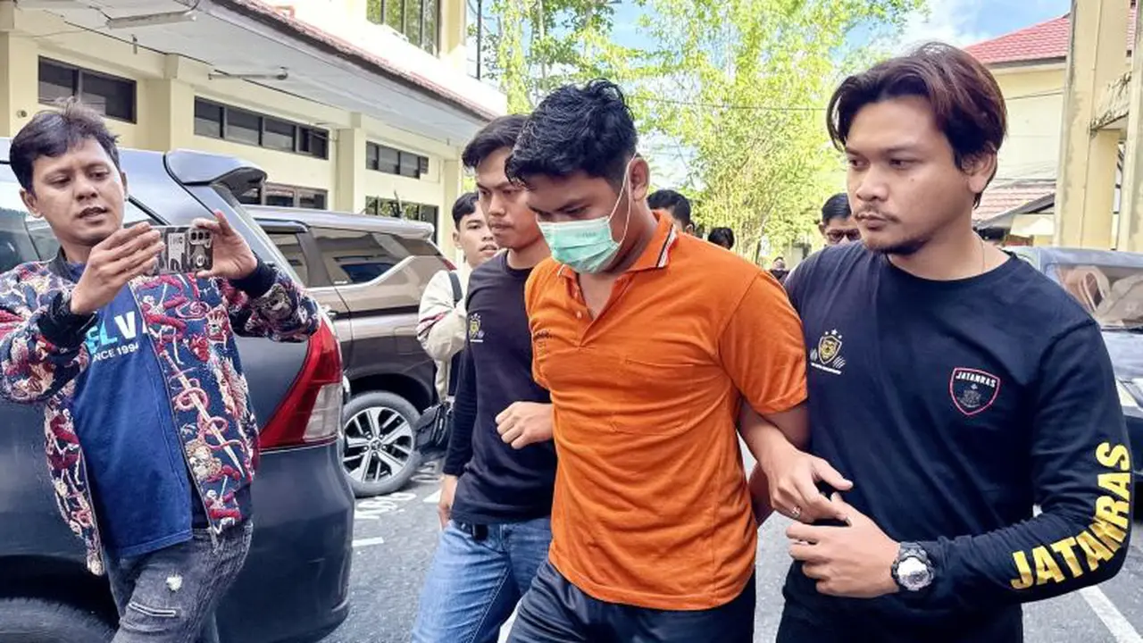Anggota Polres Banjarbaru Bripda Muhammad Seili tersangka pembunuhan mahasiswi. (Antara)