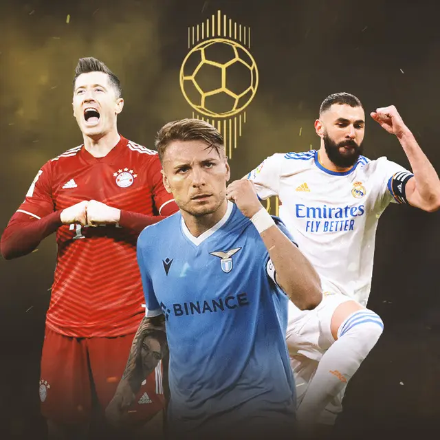 Ilustrasi - Lewandowski, Immobile, Benzema