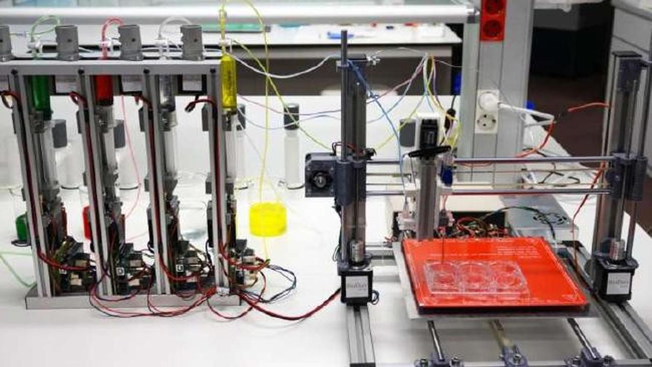 Ilmuwan Spanyol mengembangkan bioprinter 3D prototipe untuk menghasilkan kulit manusia yang fungsional. (Universidad Carlos III de Madrid)