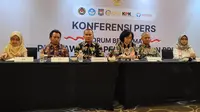 Sesi Jumpa Pers Tentang Forum Bersama Pengawasan Pelaksanaan PPDB Tahun Ajaran 2024/2025 di Hotel Sutasoma, Jakarta Selatan, Jumat 21/6/2024). (Foto: Liputan6.com/Farrel Bima).