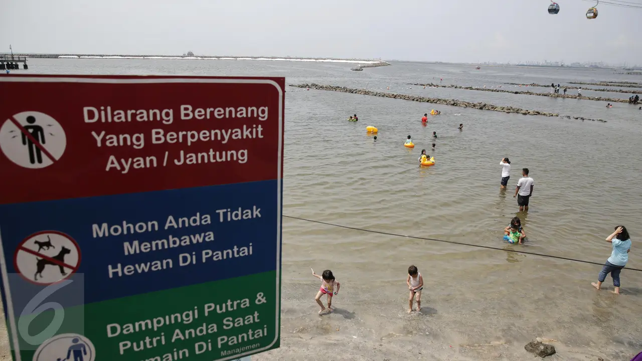 Libur Panjang, Pantai Ancol Jadi Tujuan Wisata