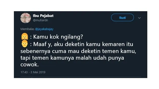 Curhatan Netizen Soal 'Kamu Kok Ngilang' Ini Berujung Bikin Emosi