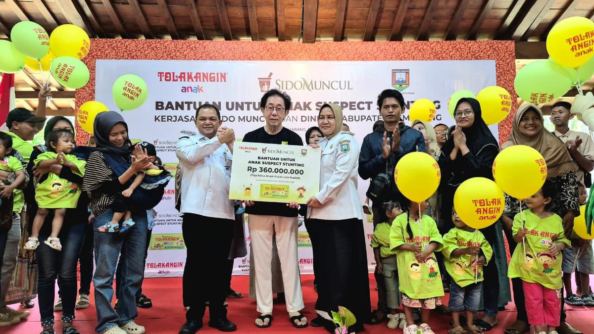 Bantu Tangani Masalah Stunting, Sido Muncul Salurkan Rp360 Juta untuk 120 Balita di Kabupaten Semarang