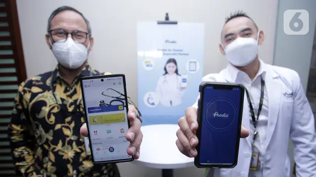 Ilustrasi aplikasi Rujukan Para Dokter dan Konsultasi Kesehatan Bagi Pasien
