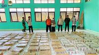 Ribuan burung kicau hasil sitaan BKSDA Kalimantan Selatan (Arfandi Ibrahim/Liputan6.com)