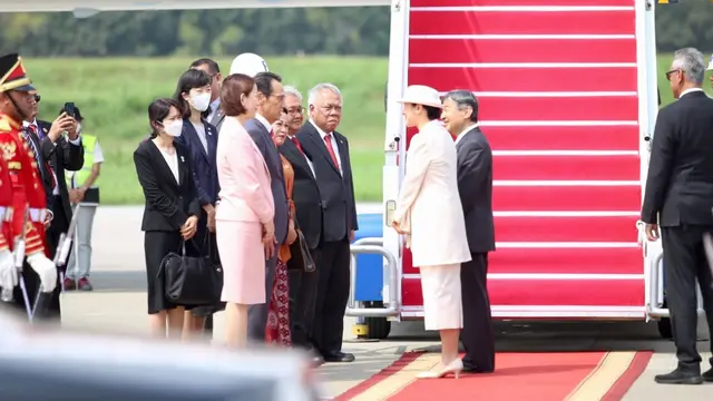 Menteri Pekerjaan Umum dan Perumahan Rakyat (PUPR) Basuki Hadimuljono melepas kepulangan Yang Mulia Kaisar Jepang Naruhito dan Permaisuri Masako