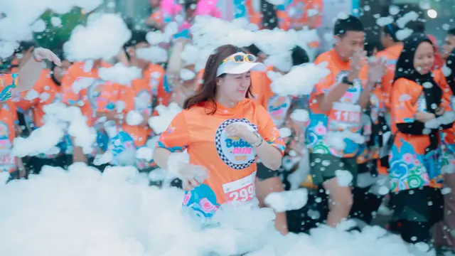 Jakarta Color Bubble and Run Festival 2025
