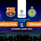 Barcelona vs Dynamo Kiev. (Liputan6.com/Triyasni)