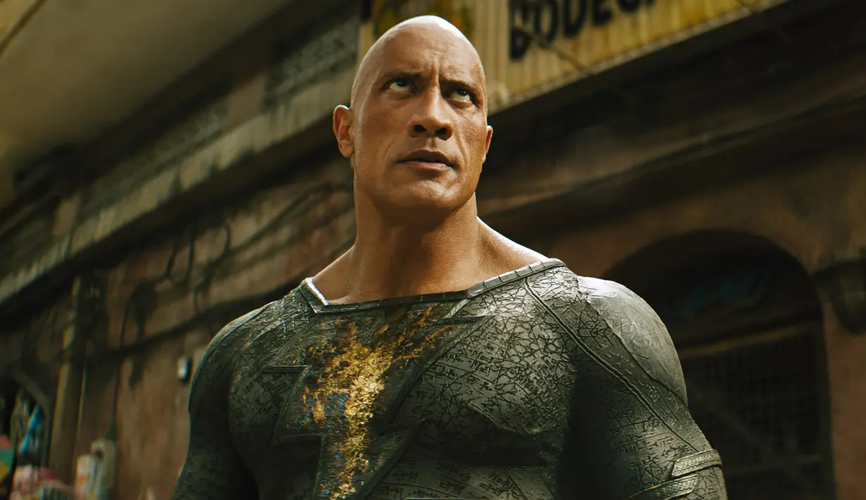 <p>Dwayne Johsnon dalam film&nbsp;Black Adam (2022).</p>