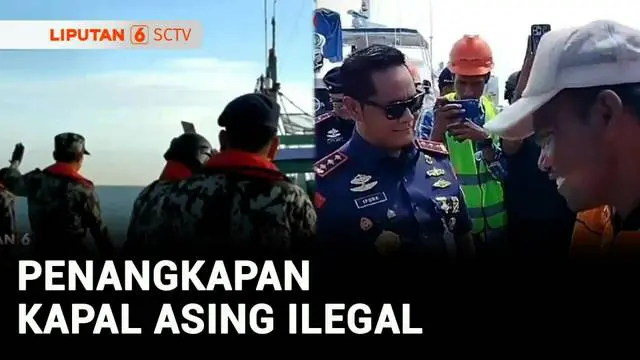 VIDEO: KKP Tangkap 2 Kapal Asing Pencuri Ikan Asal Malaysia