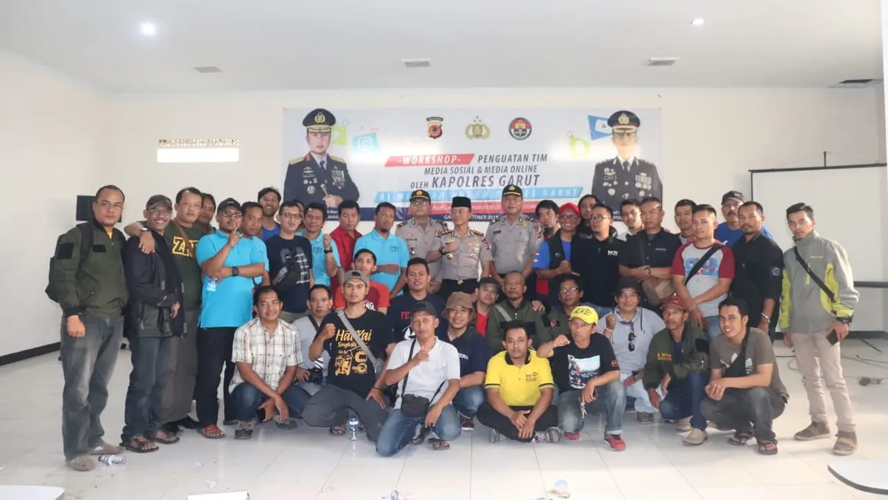 Workshop wartawan dan Kapolres Garut tangkal hoaks