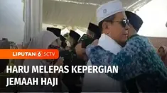 Ratusan jemaah haji kloter 14 asal Garut, Minggu siang diberangkatkan menuju embarkasi haji Bekasi, Jawa Barat. Sedangkan 328 jemaah haji kloter pertama asal Kabupaten Banjar, Kalimantan Selatan, kemarin juga diberangkatan menuju embarkasi Banjarmasi...