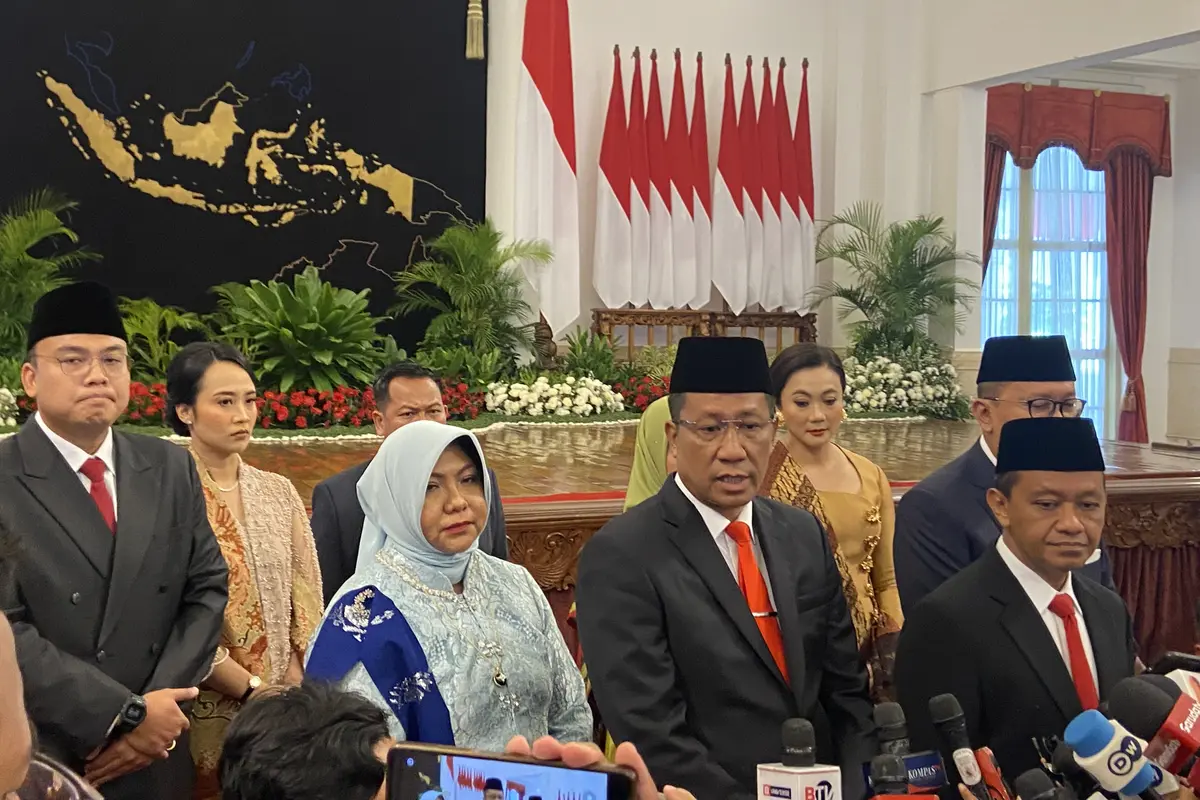Politikus Partai Gerindra Supratman Andi Agtas dilantik menjadi Menteri Hukum dan HAM (Menkumham) menggantikan Yasonna Laoly.