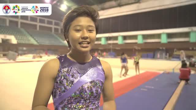 Berita Video Pesona Atlet Senam Lantai Potensial Indonesia, Rifda Irfanaluthfi