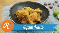 Siapa bilang memasak menu ayam kalio yang biasa tersaji di rumah makan Padang merepotkan? Yuk kita intip video tutorial masak berikut ini. (Foto: Kokiku Tv)