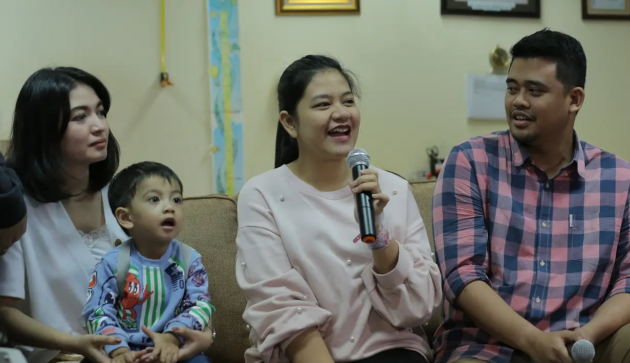 Kahiyang Ayu dan Bobby Nasution Prescon