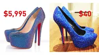 Hanya Rp 500 ribu, Sepatu ini Persis dengan Louboutin Rp 78 juta