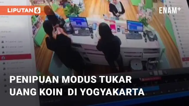 Terjadi penipuan modus tukar uang koin di sebuah toko kosmetik di Yogyakarta. Pelaku adalah seorang ibu-ibu paruh baya yang menggunakan modus gendam