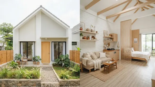 Desain rumah type 21 minimalis modern yang hemat biaya dan kekinian model skandinavia dan japandi
