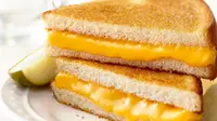Ilustrasi Grilled Cheese Sandwich 