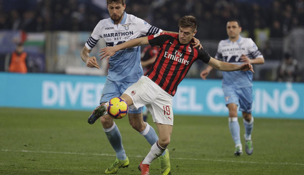 Foto Imbangi Lazio Di Olimpico Ac Milan Buka Asa Lolos Ke Final Coppa Italia Dunia Bola Com