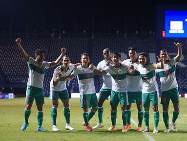 Kemenangan ini membuat Timnas Indonesia unggul dengan skor agregat 5-1 mengingat sebelumnya memetik kemenangan 2-1 di leg pertama, Kamis (7/9/2021). (Dok. PSSI)