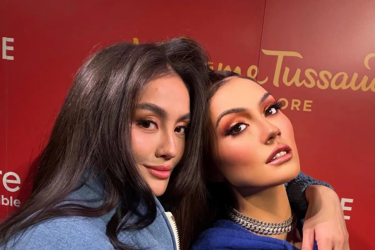 Patung Lilin Agnez Mo di Madame Tussauds Singapore. [@agnezmo]