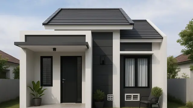 Rumah Sederhana Tipe 36 Modern (Foto: ChatGPT)
