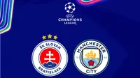 Liga Champions - Slovan Vs Man City (Bola.com/Geaby Fadhilatu Sholikha)