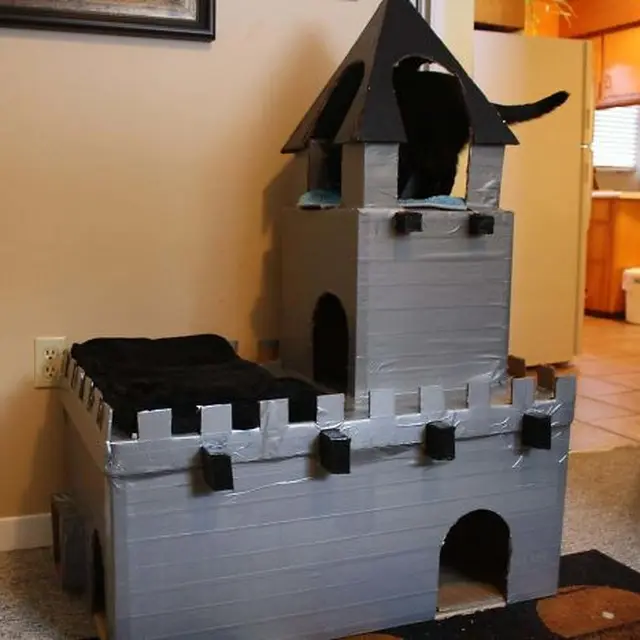 miniatur rumah kucing