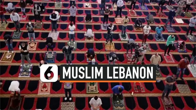 VIDEO: Warga Lebanon Ibadah Ramadan di Masjid dengan Masker