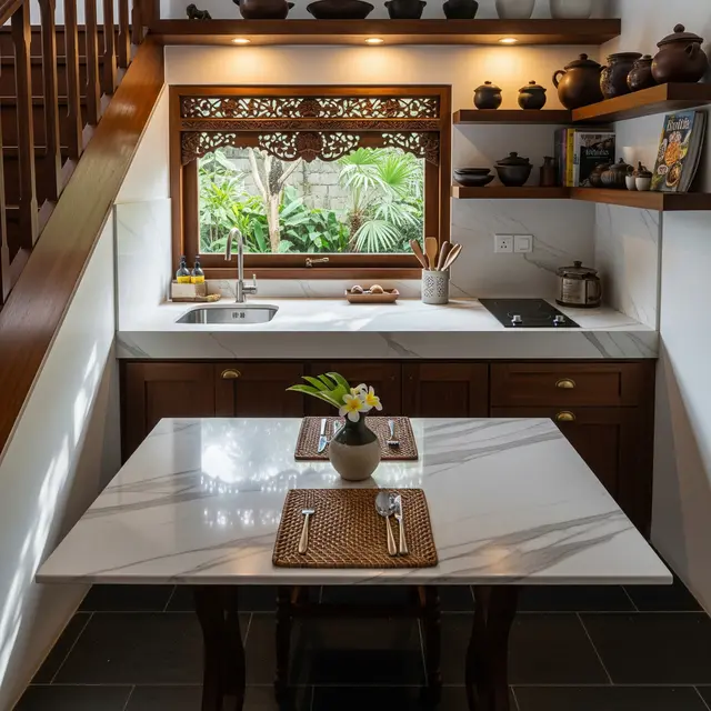 9 Model Dapur Kecil Bawah Tangga, Solusi Cerdas Maksimalkan Ruang Minimalis