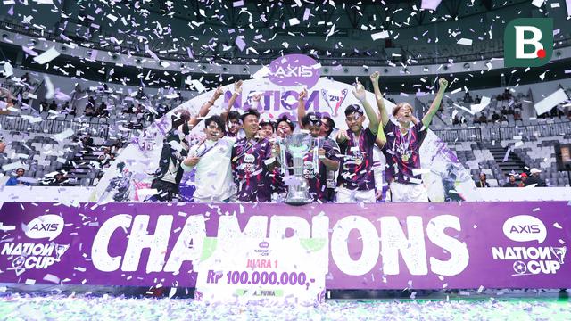 Tim futsal putra SMK Medika Samarinda berhasil menjuarai AXIS Nation Cup 2024