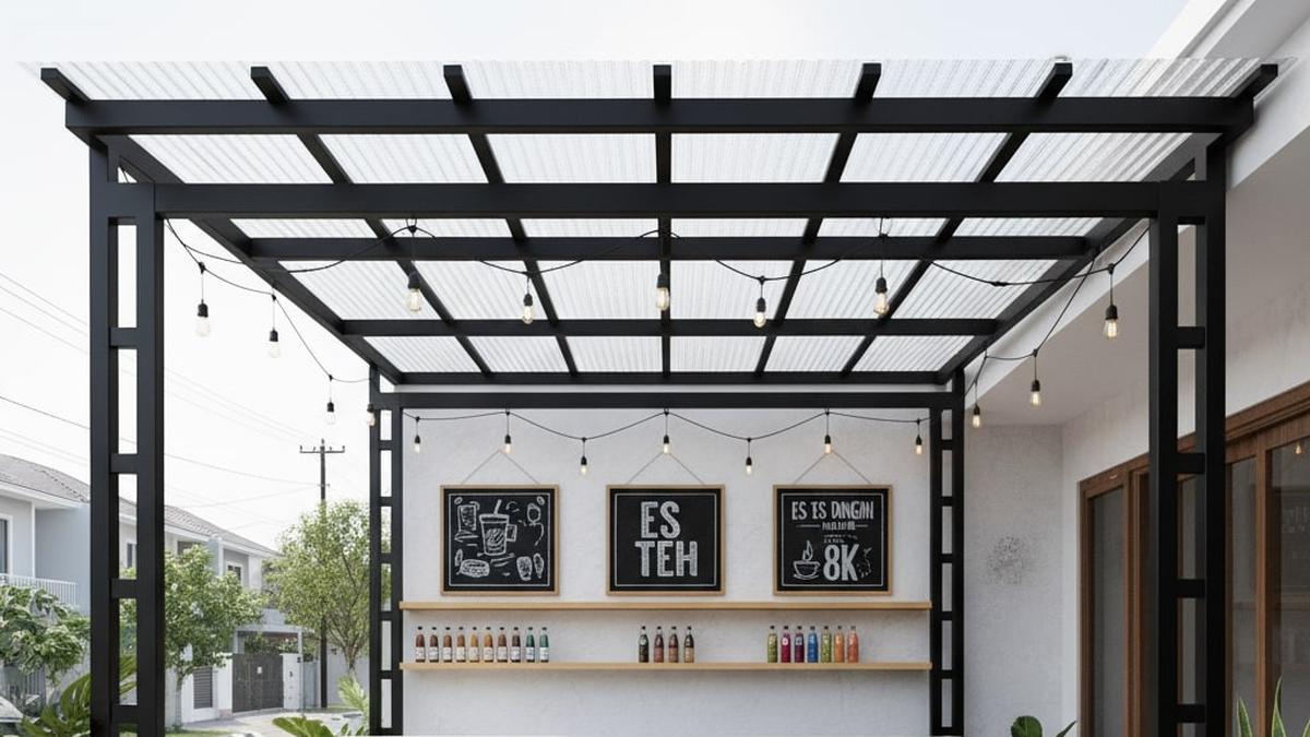 6 Inspirasi Desain Teras Rumah Bisa untuk Jualan Es Teh, Pikat Pelanggan dan Tingkatkan Omzet