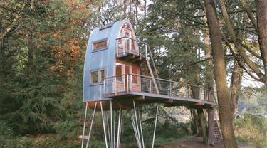 5 Rumah Pohon Dengan Desain Yang Luar Biasa Lifestyle Liputan6 Com